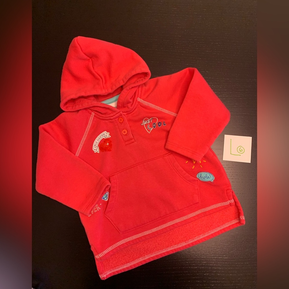 ⭐️2/$5.00⭐️ Pink 12m Hoodie